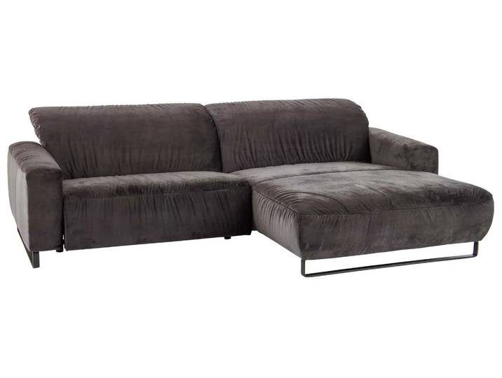 Ecksofa Eindhoven Basic Candy / Farbe: Steel / Material: Stoff Basic