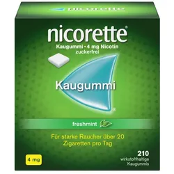nicorette Kaugummi 4mg freshmint 210 St