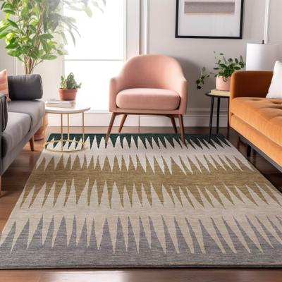 Addison Rugs Premium Washable Super Soft Modern Spikes Mayfield Rug