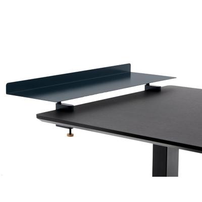 APTO Table Shelf Schreibtisch Ablageboard 72x24cm mit Tischklemmen, marineblau