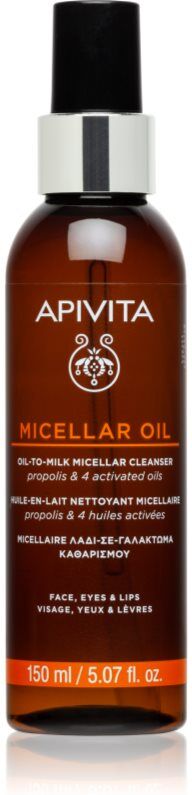 Apivita Cleansing Micellar Oil oil cleanser and makeup remover 150 ml