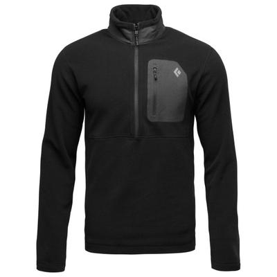 Black Diamond - Rift Half-Zip Fleece Jacket - Fleecepullover Gr L schwarz