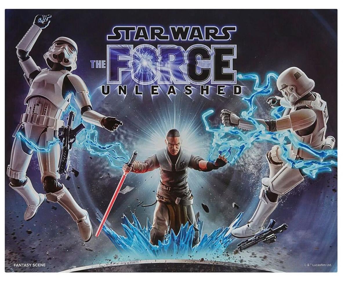 Hasbro Star Wars The Black Series Starkiller & Stormtrooper figuurset, 15 cm, blauw