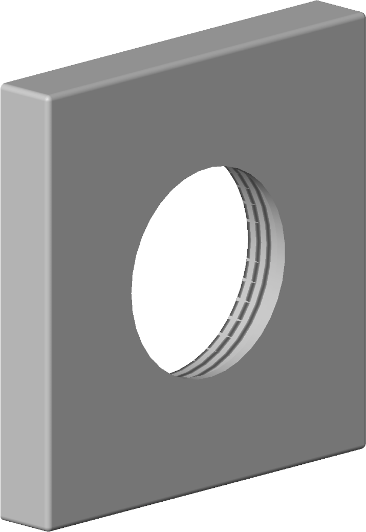 Dornbracht rosette tuyau douche S 092768003-06 platine mat