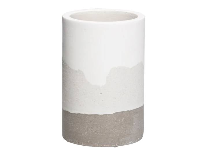 Zahnputzbecher Dominik, Edy&liv, beige/sandbraun, Kunststoff