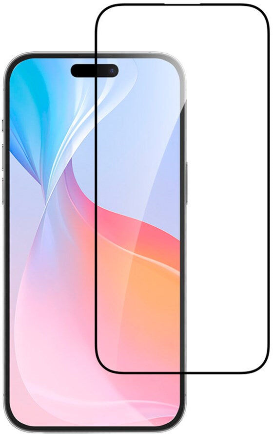 iPhone 16 4smarts Second Glass Hærdet Glas m. Monteringsramme - Case Friendly - Gennemsigtig