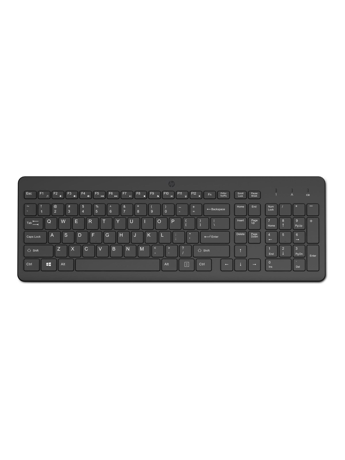 HP 225 - Tastatur - Englisch - Schwarz
