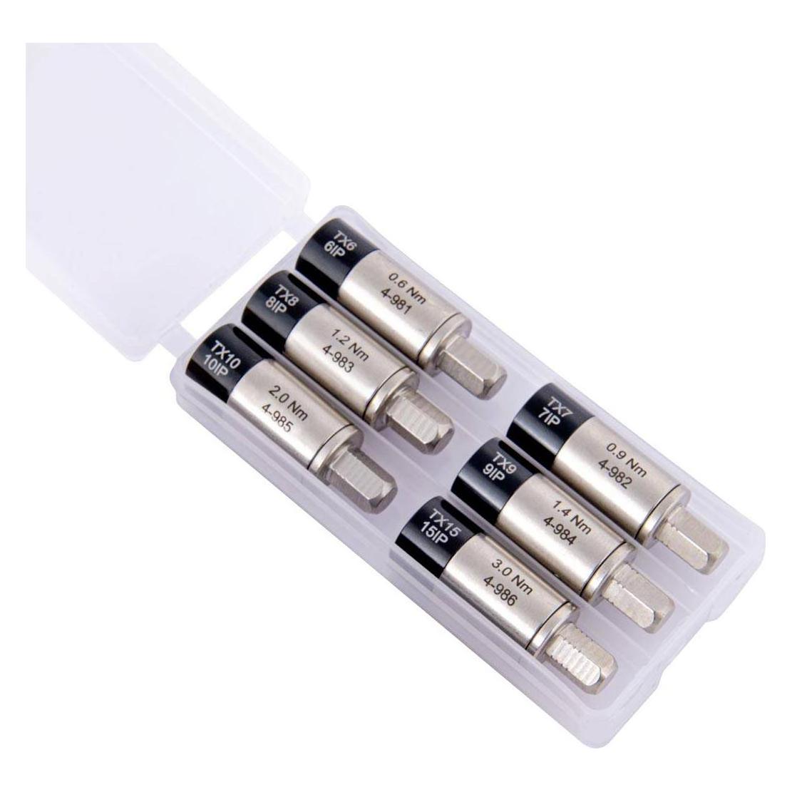 Bernstein Drehmoment-Adapter Satz (1/4", 0.60 - 3 Nm) (4-980-KSB)