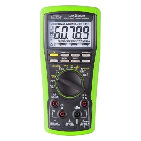 Elma Instruments Elma BM789 er et slankt multimeter med en båndbredde på hele 100kHz og sand RMS mål (5706445410439)