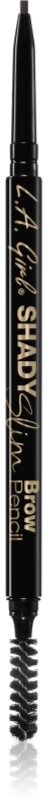 L.A. Girl Cosmetics Shady Slim automatic brow pencil with brush shade Blackest Brown 0.01 g