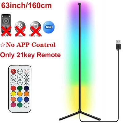 Uplift Picks Smart Tuya RGB Corner Floor Lamp With Alexa Voice Control Mood Lighting remote (21 Keys) rgb 160 Cm (63 Inch)