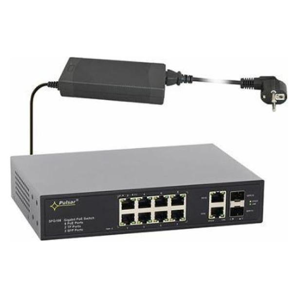 TP-Link SFG108 12 Port Industrial PoE Switch (12 Ports) (5902135325278)