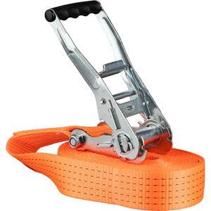 Feldtmann Spanngurt TECTOR, orange, mit Ratsche, 5000 kg Zurrkraft, DIN EN 12195-2, 50 mm x 8 m