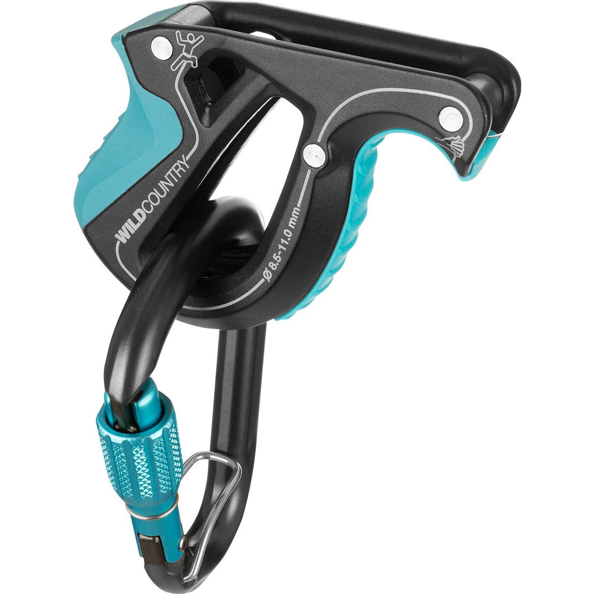 Wild Country Movement Belay Device KIT black/turquoise (0920) UNI 40-0000005001-0920-UNI