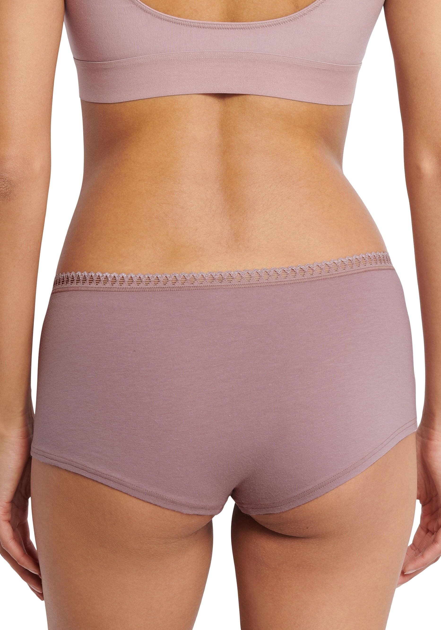 Panty SLOGGI "GO Crush", Damen, Gr. S, rosa (1, multiple colours), Single Jersey, Obermaterial: 95% Polyamid, 5% Elasthan, körpernah, Unterhosen Panty, mit Spitzendetails, Cotton-Mix 1, multiple colours S