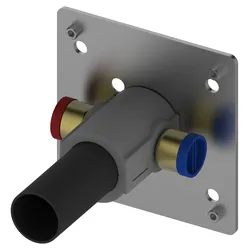 KEUCO Multiplex Ab- und Überlaufset 59930, Bronze gebürstet