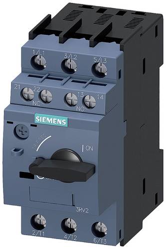 Siemens Leistungsschalter, S0, Motorschutz, Class 10, A-ausl. 1,1-1,6A, N-ausl. 21A 3RV20211AA15