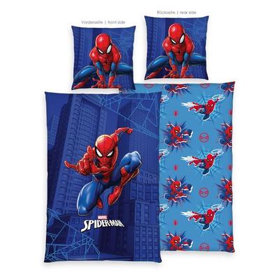 Klaus Hering 4436433050 - Disney Bettwäsche, Spiderman, 80x80+135x200 cm