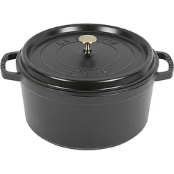 Staub Cocotte, Pfanne + Kochtopf, Schwarz