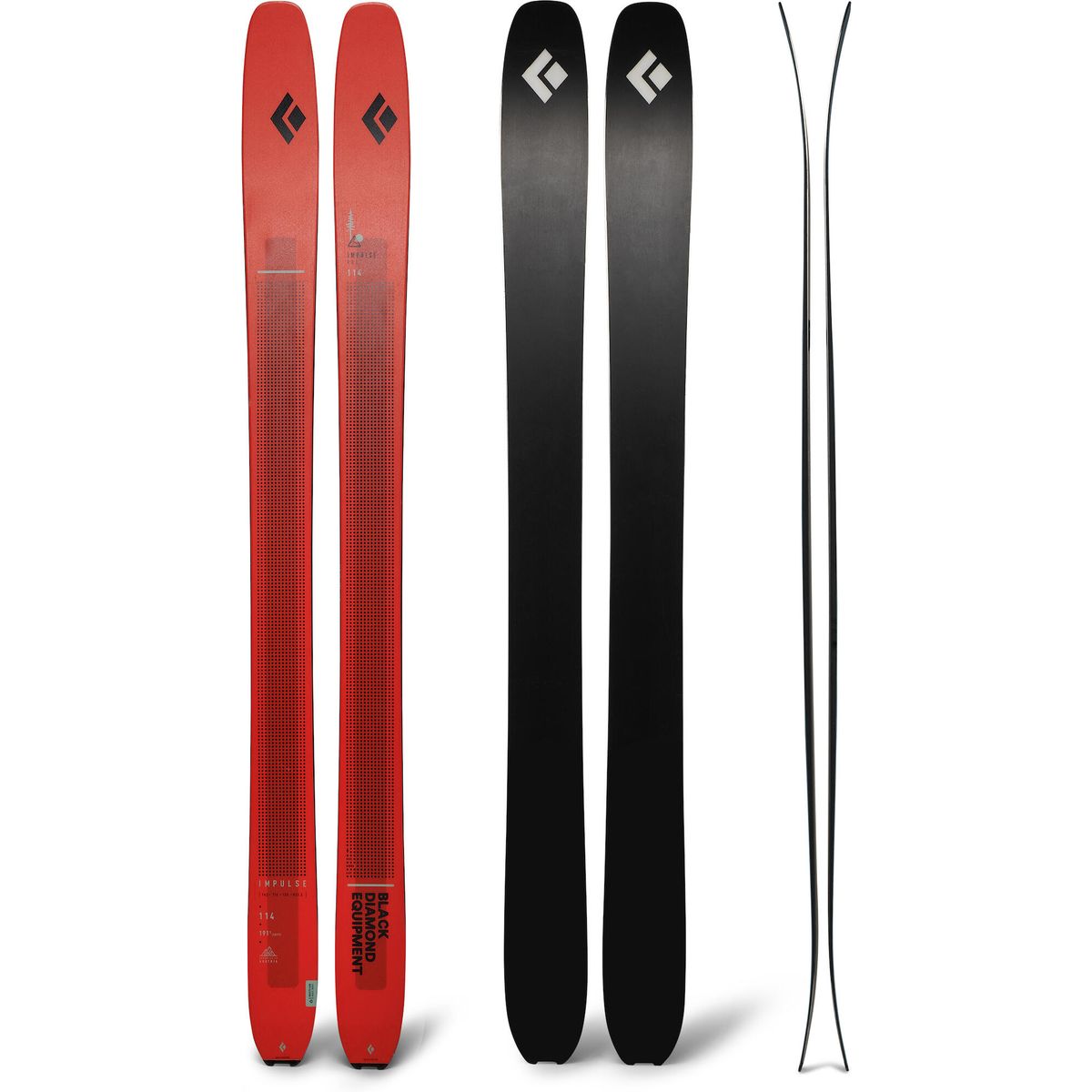 Black Diamond Impulse TI Pro 114 Skis no color (0000) 191 BD11514600001911