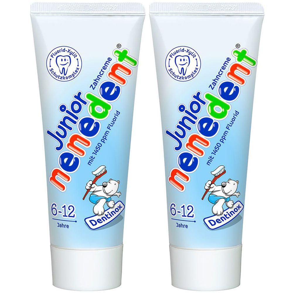 Nenedent Junior Zahncreme x2 2x75 ml