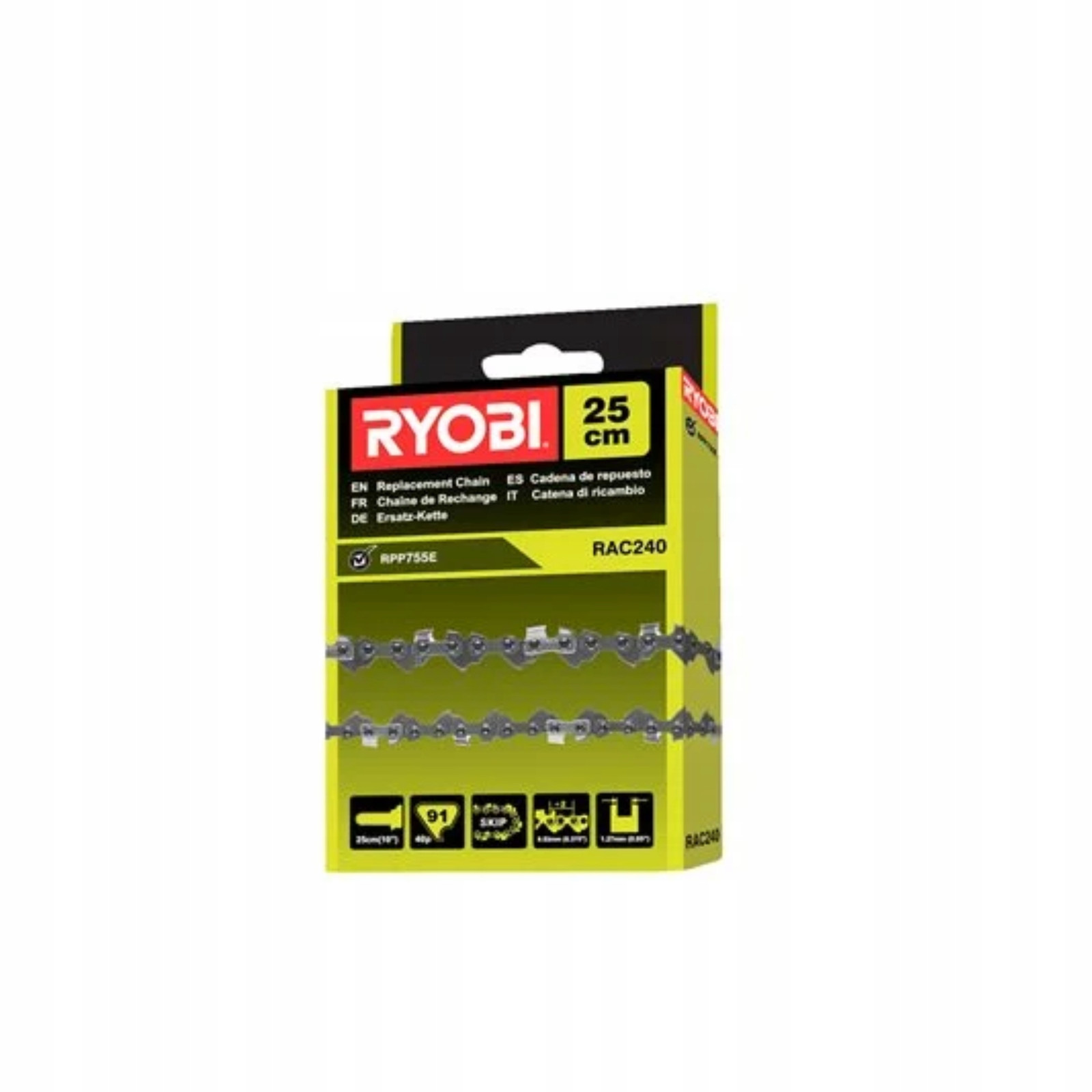 Ryobi zaagketting 25 cm geschikt voor model RPP755E