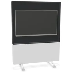 Sedus se:lab monitor wall Monitorwand auf Rollen - Graphitschwarz (K170) / Purweiß (K94)