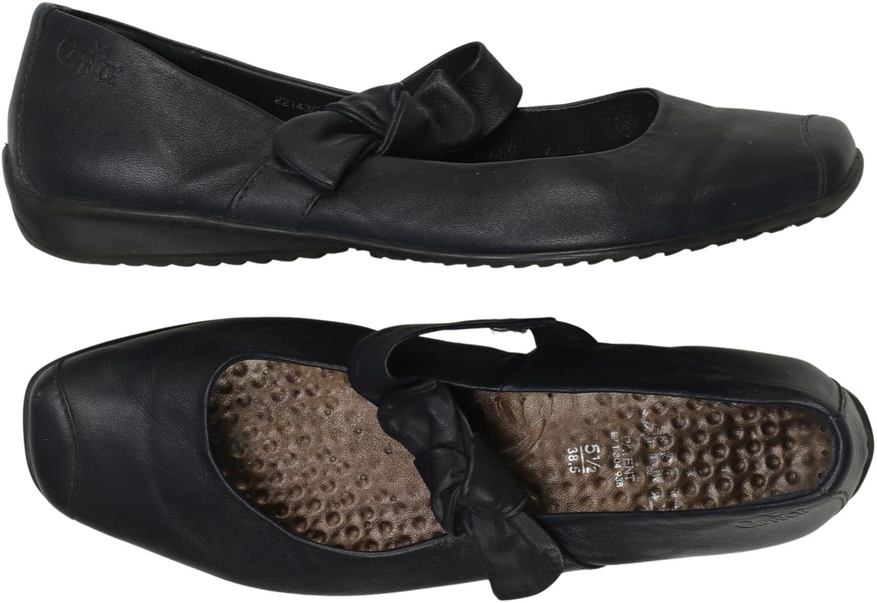 Caprice Damen Ballerina, Marineblau, Gr. EU 38.5, Leder - Second Hand