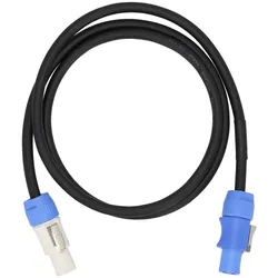 Adam Hall 8101 PCONL 0150X, Powercon Link-Kabel 1,5 m - Netzkabel
