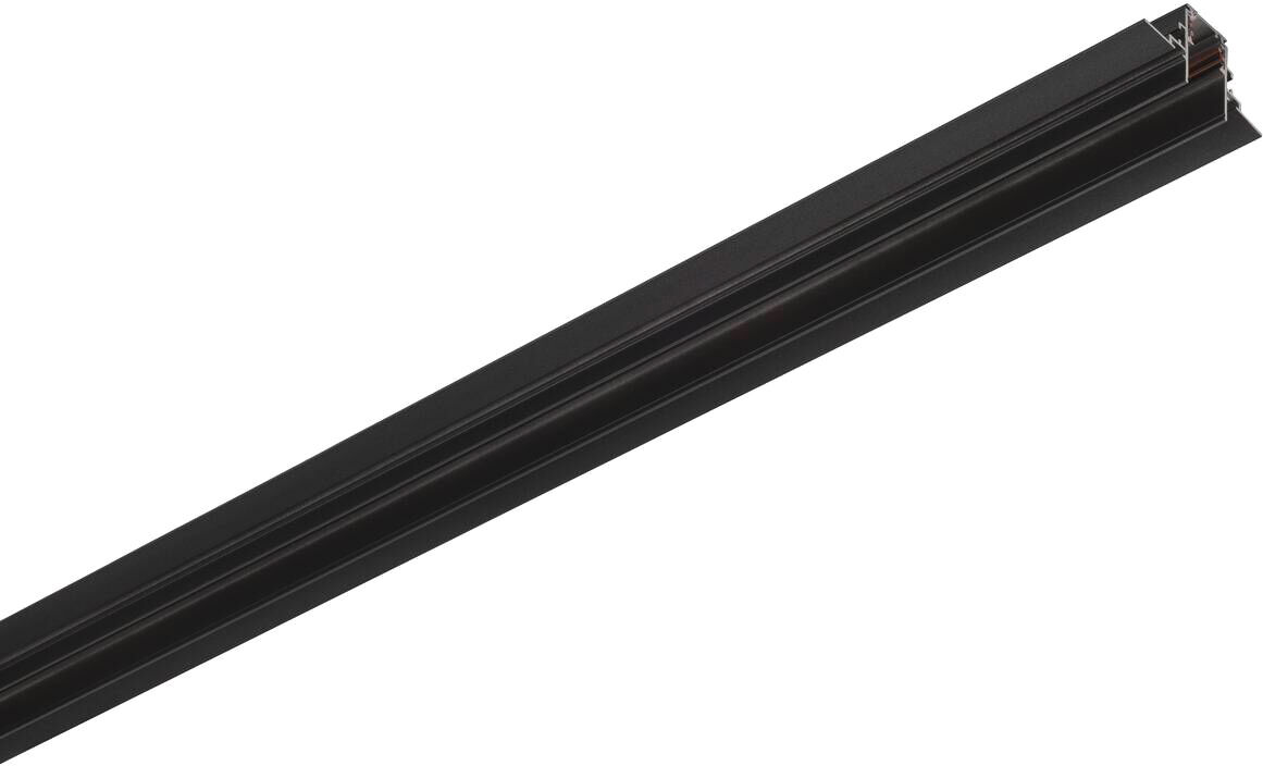 Slv 2m Einbauschiene, 48v Track, Schwarz, Dali - 3 Phasen Stromschienen 48v
