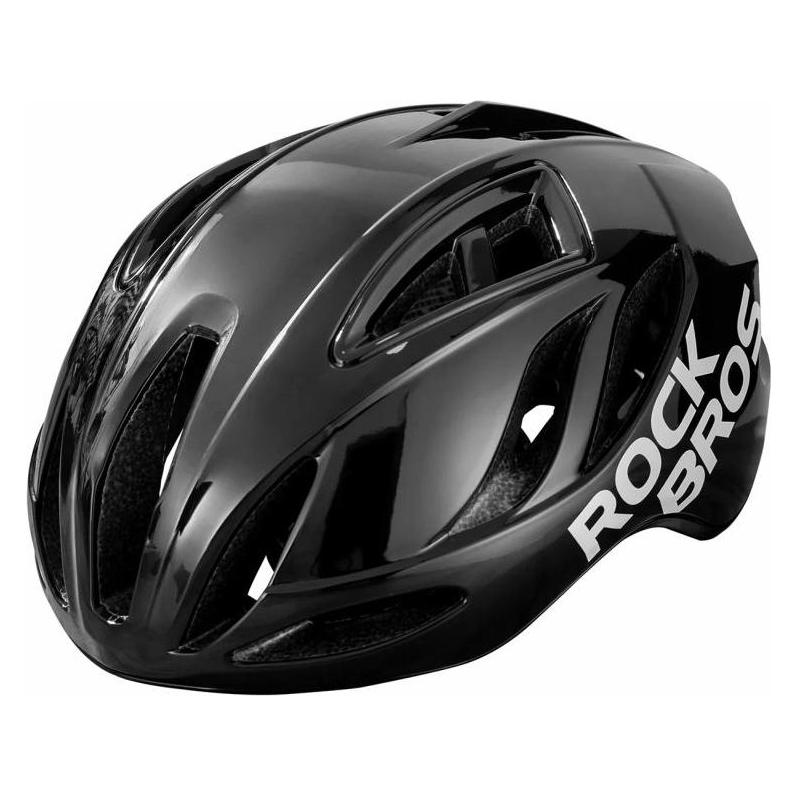 Rockbros Kask rowerowy TS-42 lekki 58-62 cm - czarny (58 - 62 cm) (5907769388736)