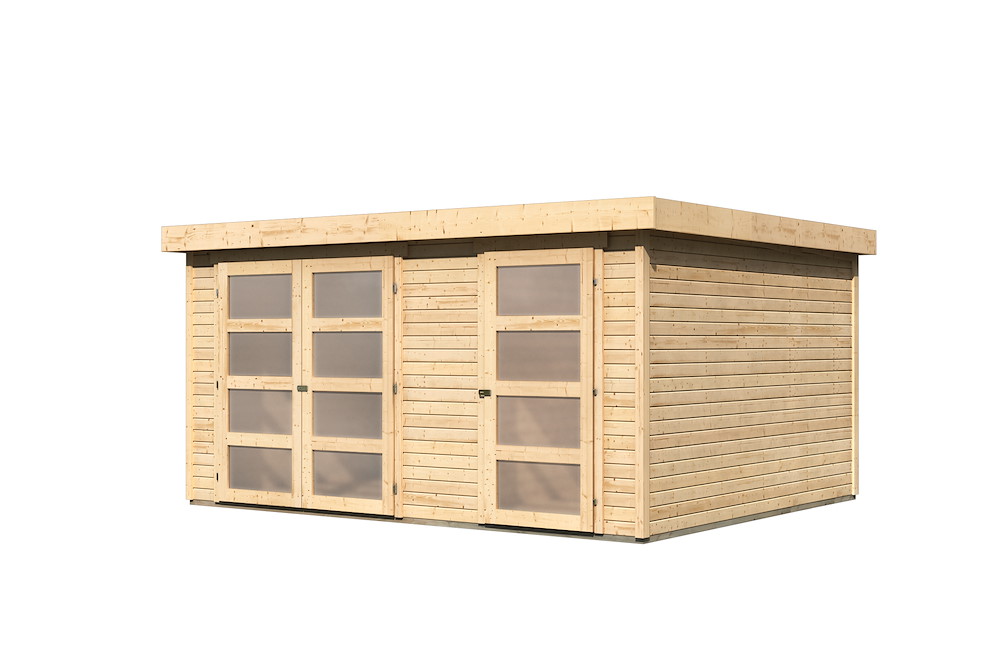 KARIBUHOLZT SH Mühlentrup 3 natur 404x332x212 cm 16938325