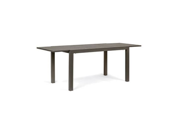 Table extérieure - Hilde - 140/210 x 77 cm - Aluminium - Gris - Extensible