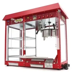 Maxima Popcornmaschine - 150 g - mit Wärmeschrank