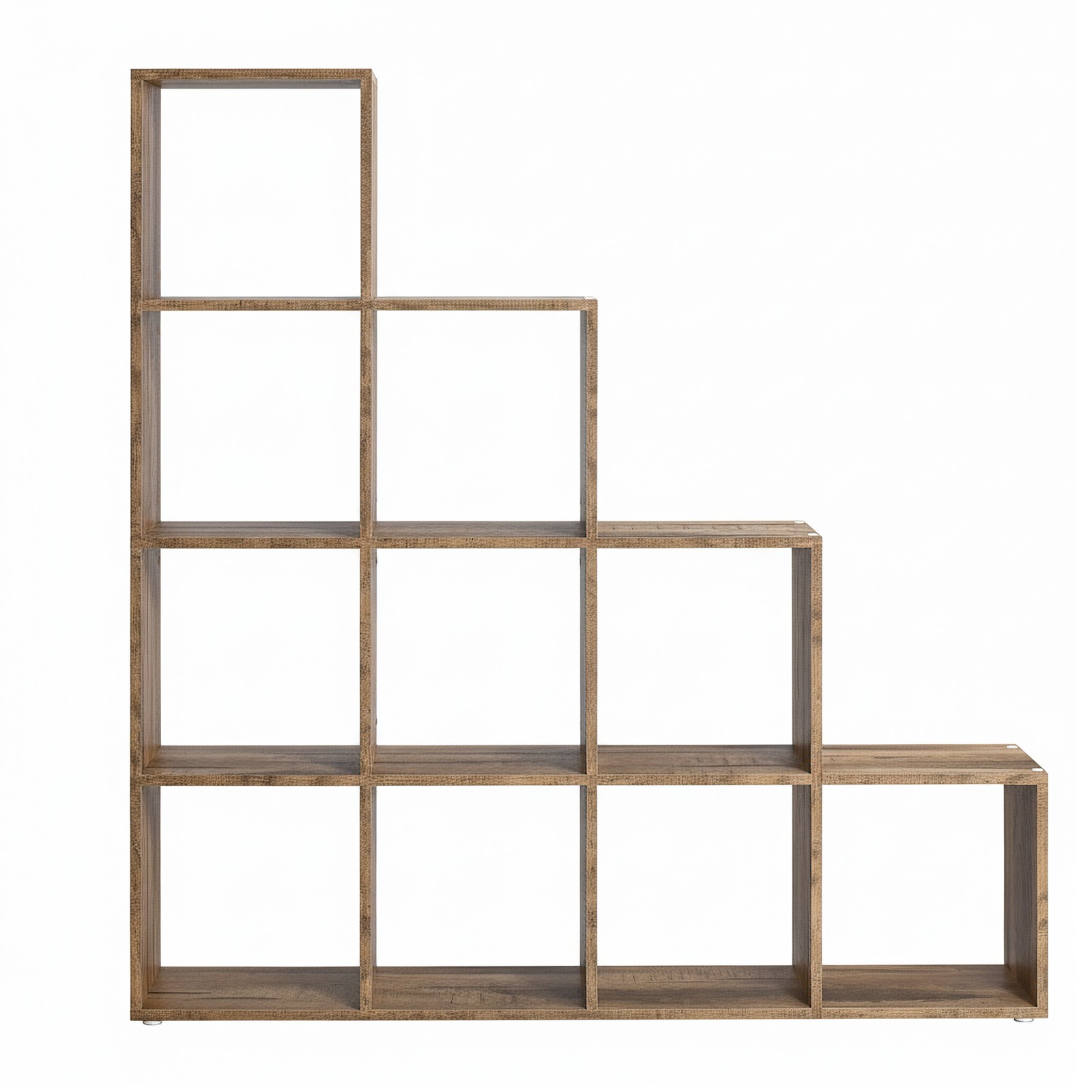 VASAGLE Regal mit offenen Fächern, Bücherregal, für Wohnzimmer LBCB35010B50
