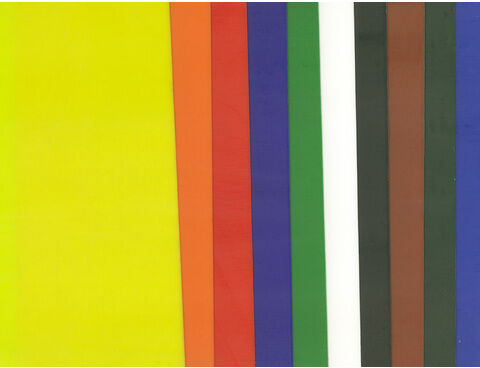 Wachsplatten "Bunt", 20 x 10 cm, 10 Stück