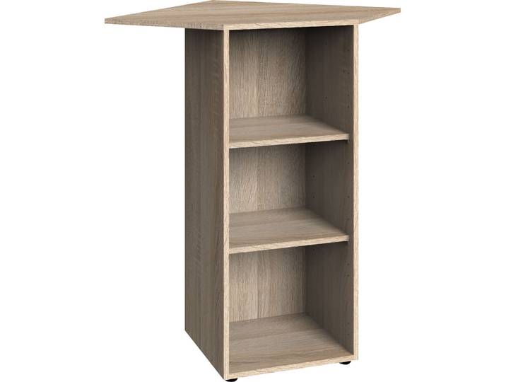 Eckregal WIMEX Multiraumkonzept , braun (eiche sägerau, nachbildung), B:66cm H:98cm T:40cm, Holzwerkstoff, Regale, Eckregal, planbar und erweiterbar