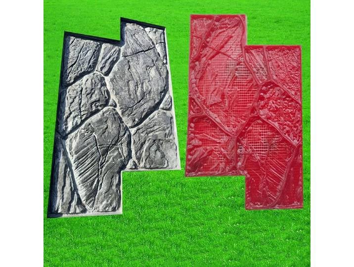Timbre mur pierre ciment impression moule pressé à la main bluestone dalle moule sol en relief ciment sol cour simulation