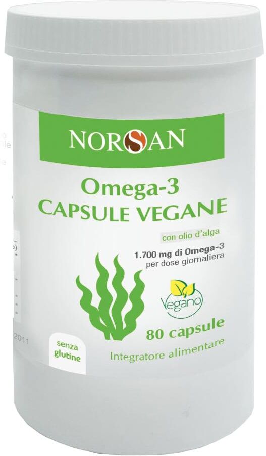 SAN OMEGA GmbH NORSAN OMEGA 3 VEGANO 80CPS (I6)