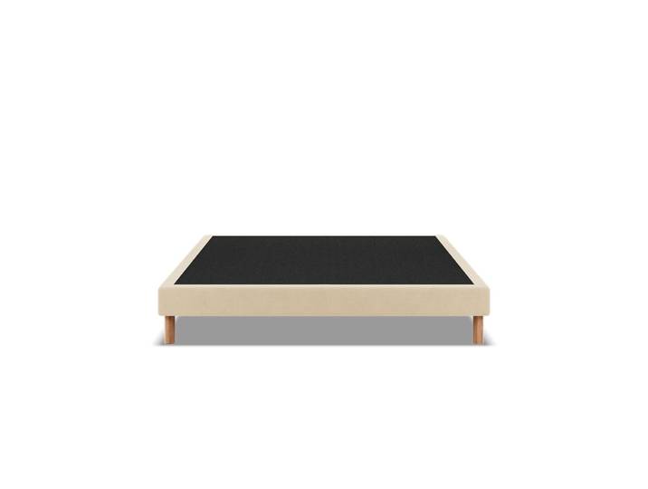 Sommier tapissier kit beige 90x190 cm