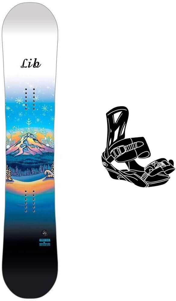 Lib Tech  - Pack Planche Snowboard Glider - 139 + Rosa - Planche Snowboard