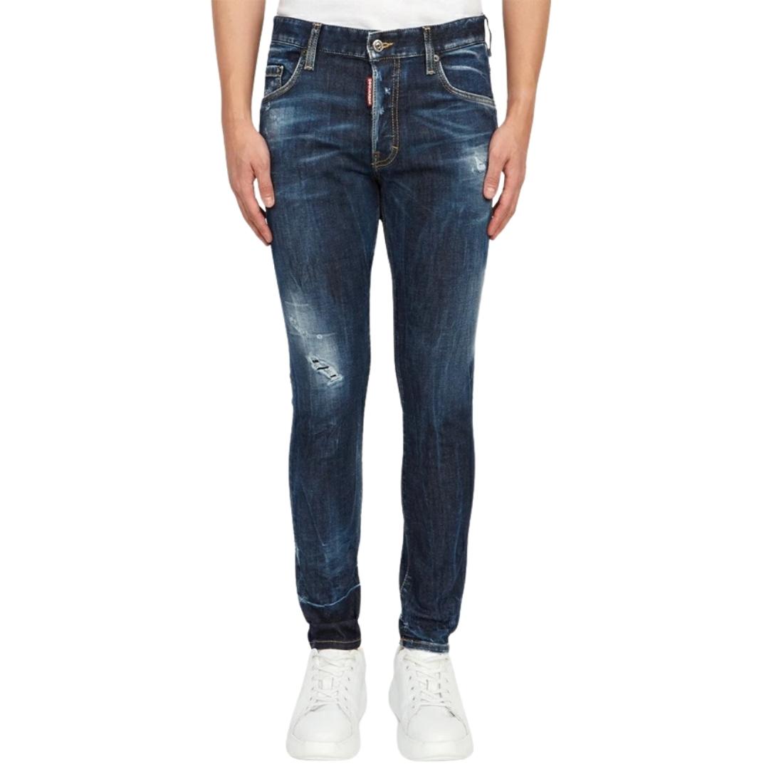 Dsquared2 Super Twinky Jean Schlichte blaue Jeans