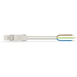 Wago 891-8993/205-802 konfektionierte Anschlussleitung,Eca,Stecker/offenes Ende,weiß 8918993205802