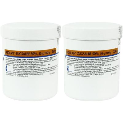 URSOLAN-Zugsalbe 50% vet. 2x 2x250 g Salbe