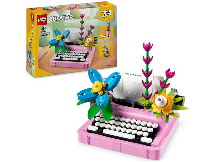 Lego Creator Lego® Creator 3-in-1 31169 3in1 Schreibmaschine mit Blumen 8+ Jahre