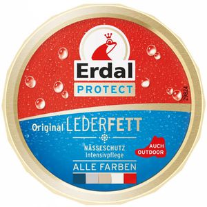 Erdal Schuhcreme Protect Original Lederfett, für Glattleder, Nässeschutz, Intensivpflege, 150ml