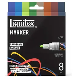 Winsor & Newton, Marker, LQX Marker Landscape set 2mm x 8pcs ass. (8x)