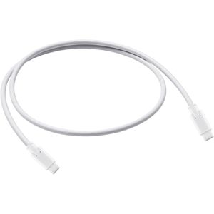Goobay Ladekabel 67193, weiß, 0,5m, USB-C auf USB-C, 60W Schnellladekabel