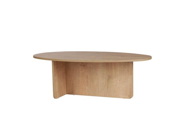 Habitat Garten Couchtisch orba Braun, Holz, 65x40x120 cm, Wohnzimmer, Wohnzimmertische, Couchtische