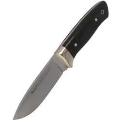 Muela, Mehrzweckmesser, Full Tang Schwarzes Micarta-Messer, Satin